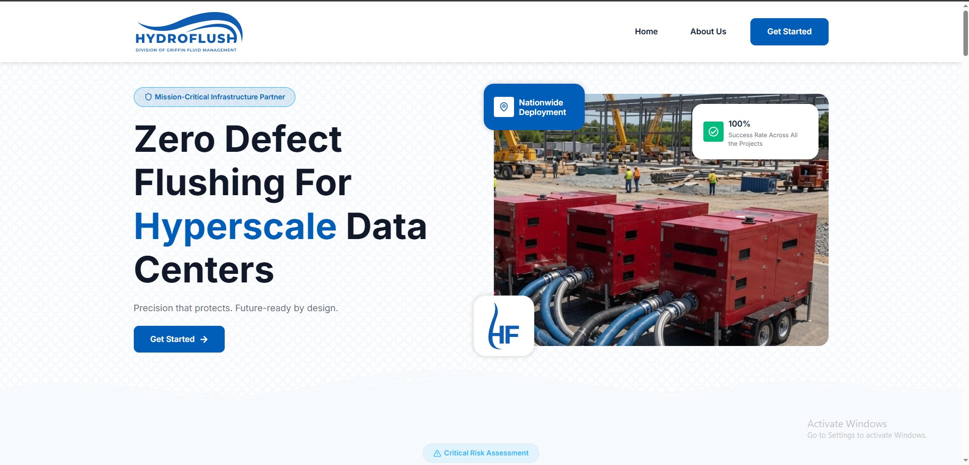 Mechanical Flushing Services for Data Centers | HydroFlush